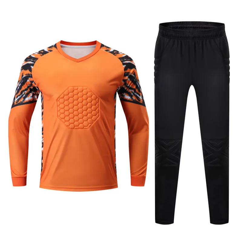 Kids Adult Goalkeeper Soccer Jersey Set Child Men Football Goalkeeper Uniform Goalie Shirt Pants Shorts Goaltender Clothes football uniform sports uniform sets