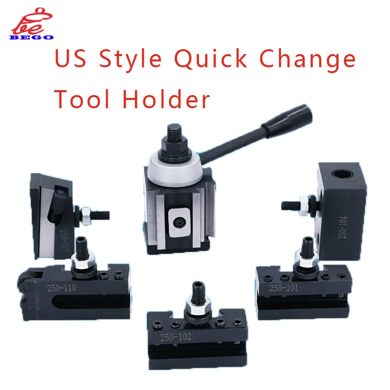 Lathe Tools Holder 250-001/250-002 250-101/102 American Style Quick Change Lathe Boring And Milling Integrated Five Clamp Tool lathe tool holder,tool holder