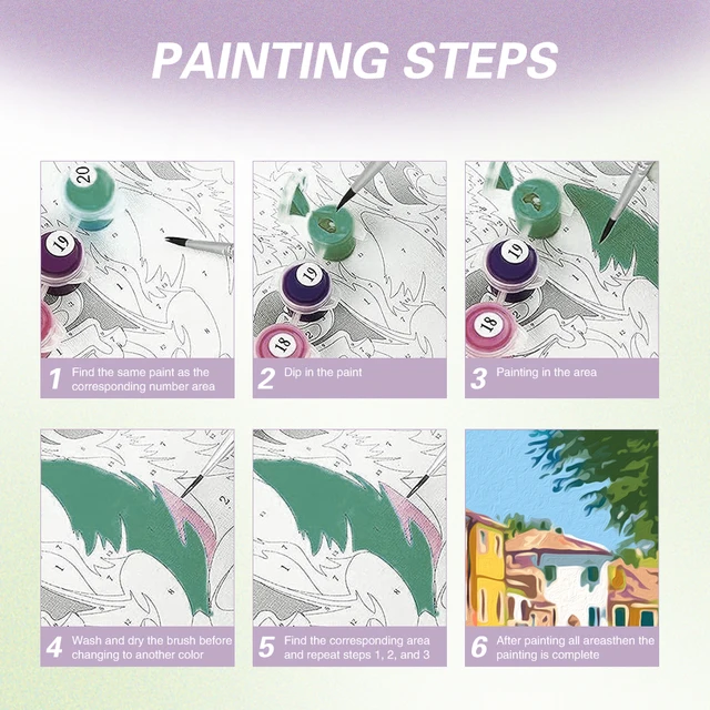 SDOYUNO-Diy peinture par numéros, fleurs, artisanat d'art, artisanat, fait à la main, Kit de peintures acryliques, marqueurs de couleur, numérique, tableau d'art mural 4