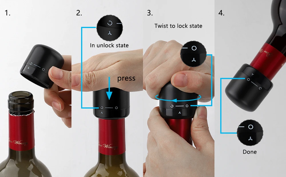 Toppers, Reutilizável, Saver Cork, Superior à Prova
