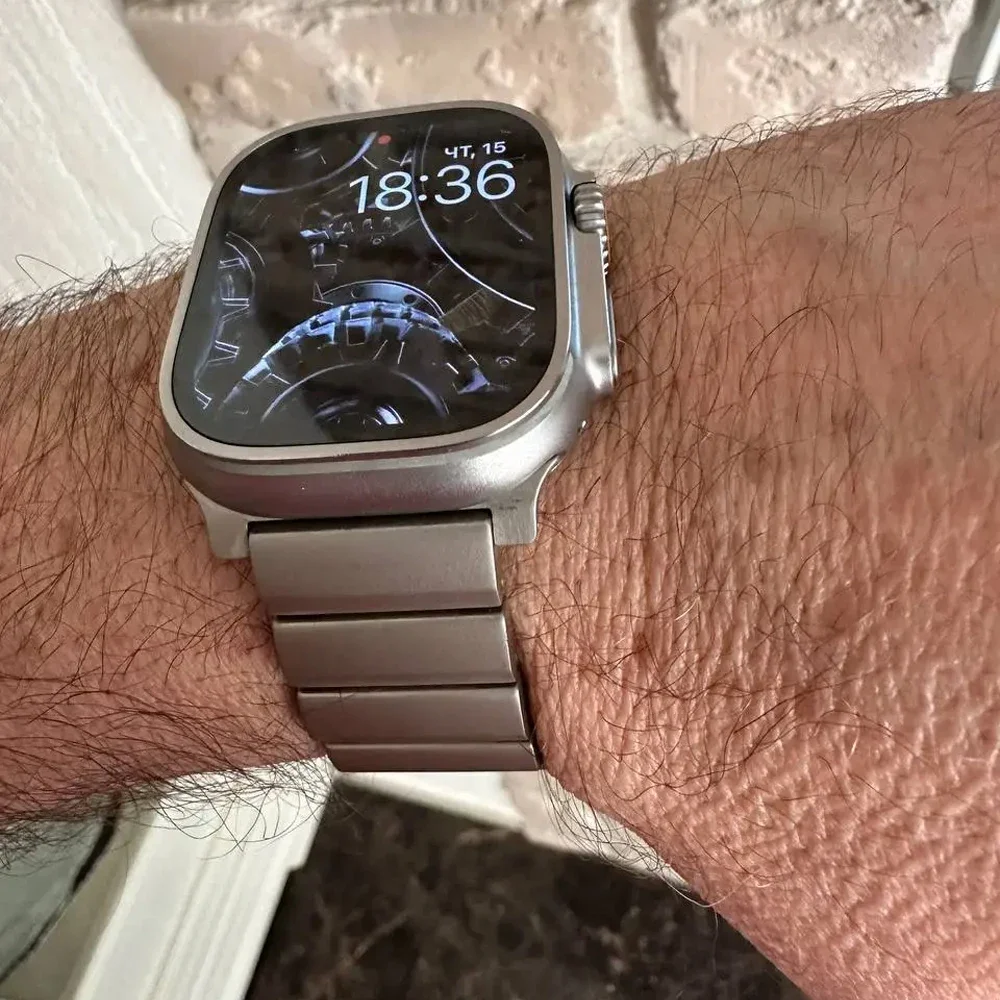 Titanium band For Apple Watch Ultra 49mm 44mm 45mm 46mm titanium