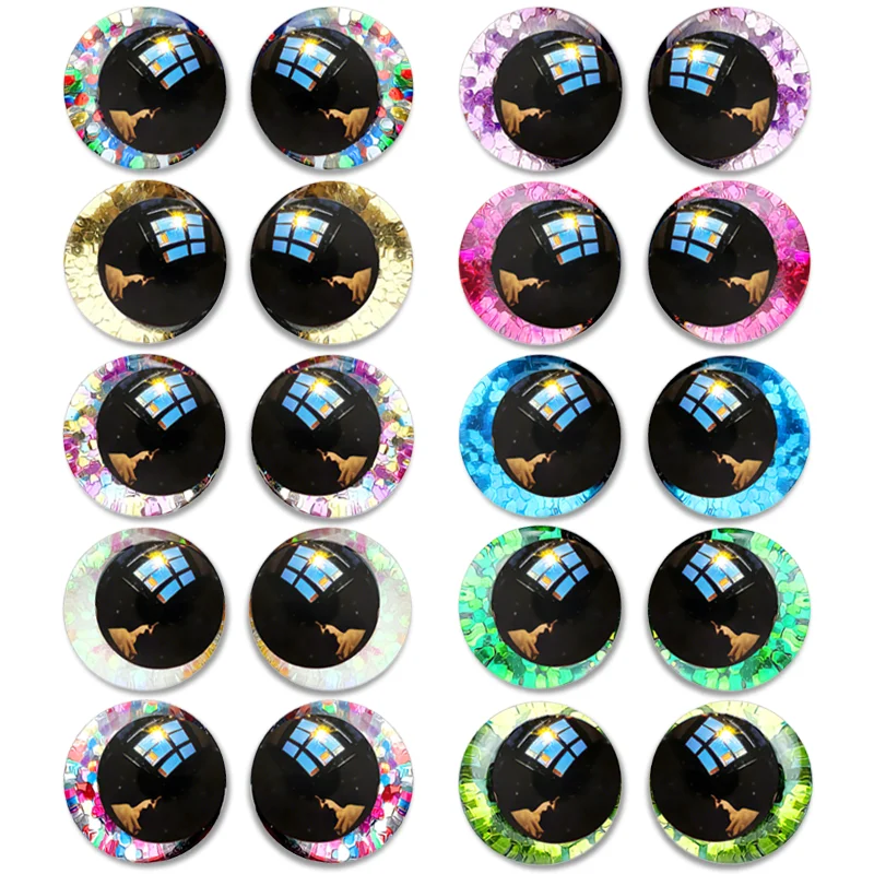 3D Cartoon Flashing Eye Toys for DIY Crafting - Safe & Unique Design
