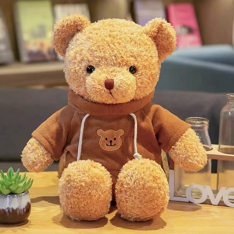 봉제 곰 티셔츠, 봉제 스웨터, 실내 장식, 소파 장식, 어린이 장난감, 생일 선물, 인기 판매