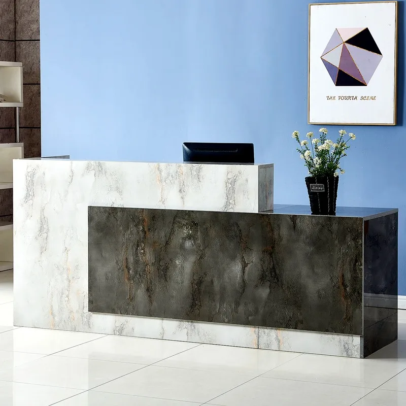 Beauty Salon Desk Aesthetics Counter Outdoor Small Front Cash Shop Reception Bar Convenience Store Business Display Furniture