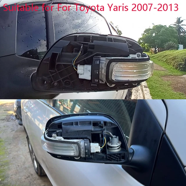 Boîtier de rétroviseur pour Toyota Yadditif, couvercle de rétroviseur,  accessoires de voiture, 2007 ~ 2013 - AliExpress