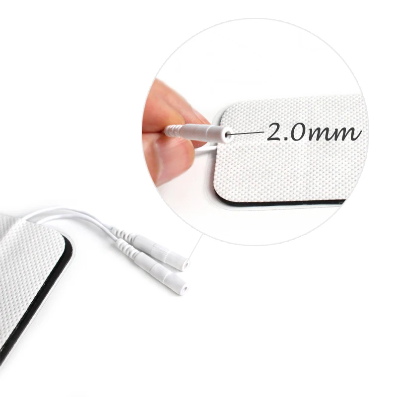 Electrode Pads Muscle Stimulator EMS Self Adhesive Replacement Tens Electrode Pads Conductive Gel Pad Pulse Slimming Massager Electrical Muscle Stimulator