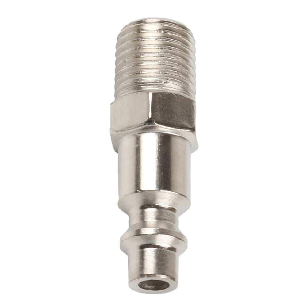 

High Pressure Gas Pipe Quick Connector 1/4 Inch Male Thread Plug Adapter For Factory Facilities Car Maintenance Construction