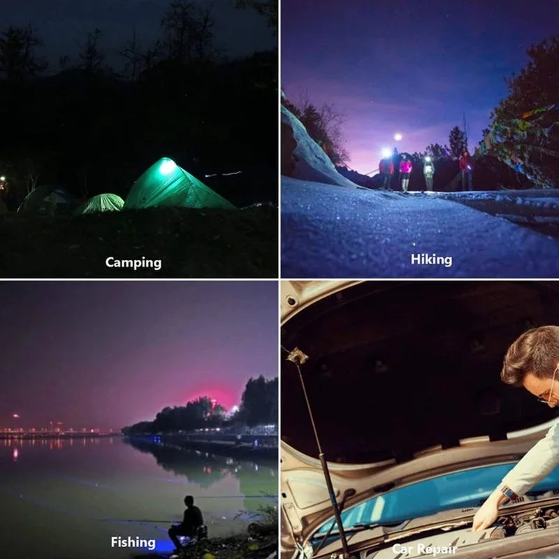 Portable Work Lights COB Cordless Magnetic LED Work Lamp Inspection Lights For Car Repair Home Garage Emergency