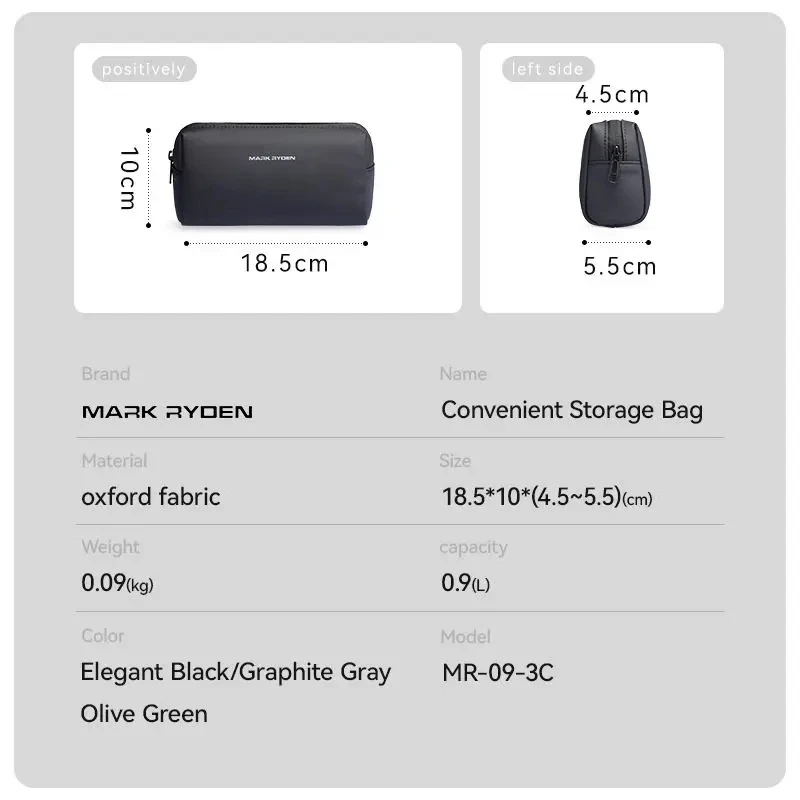 Portable Travel Data Cable Bag Organizer for Mobile Phone and Digital Storage