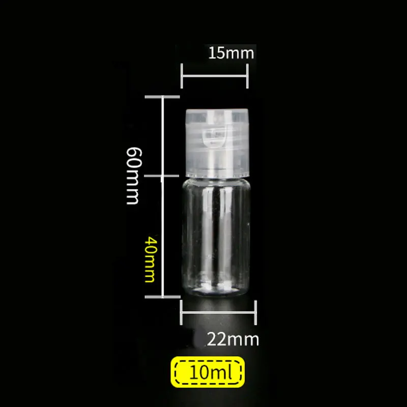 Refillable Transparent Empty Bottle Plastic