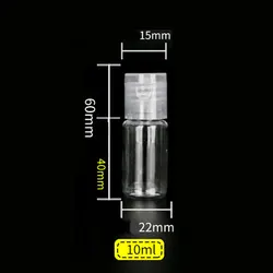 Transparent Refillable Travel Bottle for Shampoo, Lotion, and Cosmetics (Clear)
