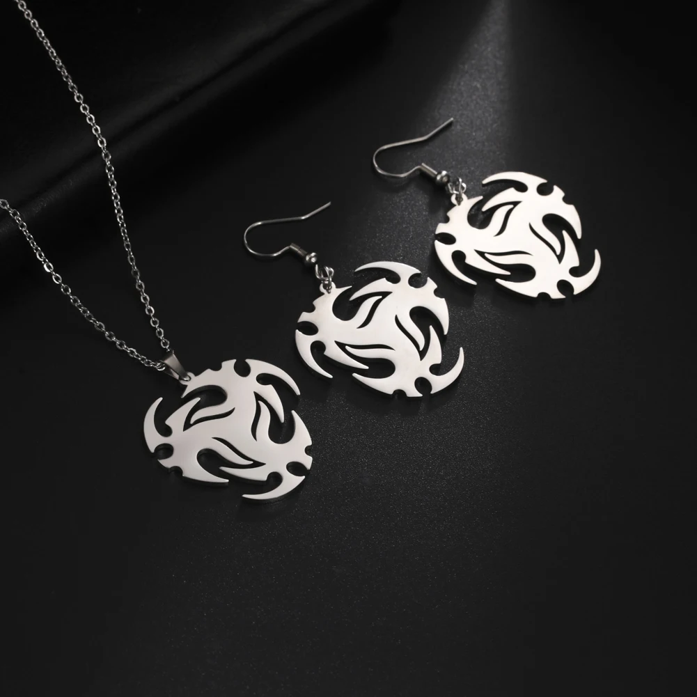 Fashion 3 Pcs Snowflake Necklace Earrings Jewelry Set Accessories | Jumia  Nigeria