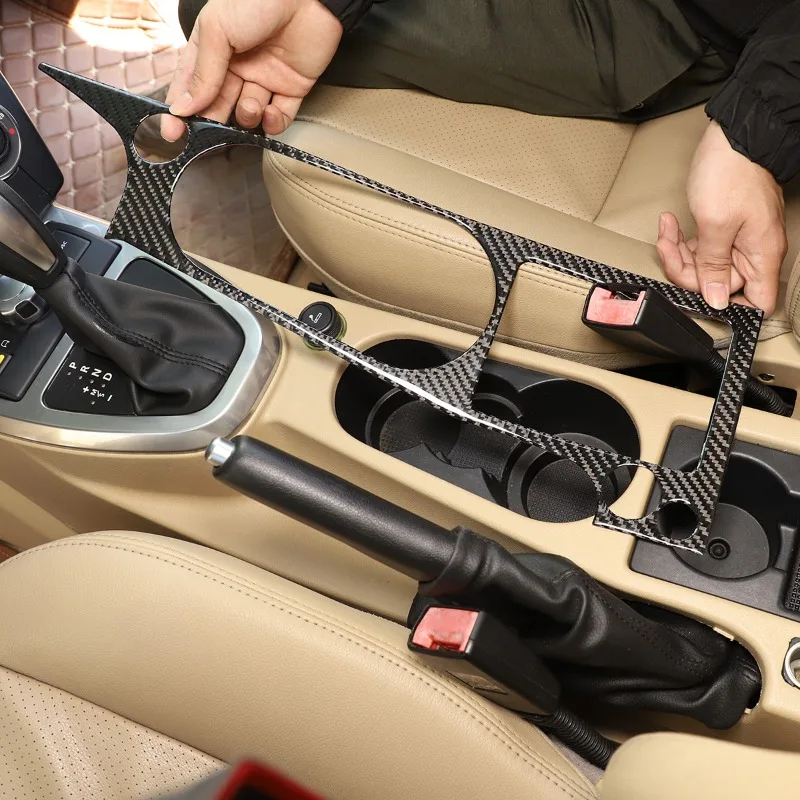 

For Land Rover Freelander 2 2007-2012 Soft Carbon Fiber Car Center Control Panel Cover Trim Sticker Car Accessrories