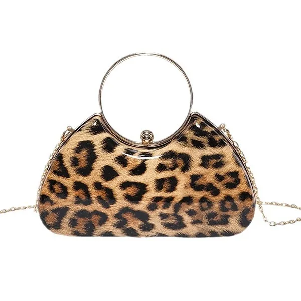 Exquisite Leopard Print For Women's Fashion Handbag Versatile Evening Bag Noble and Elegant Trend Crossbody Bag for Women Gift