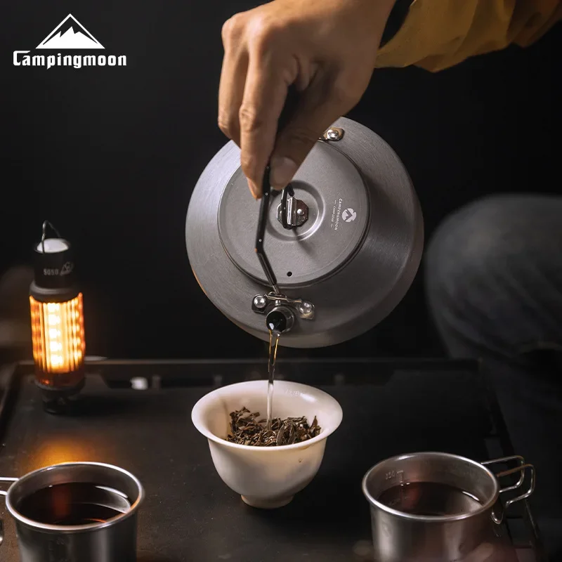 Portable Outdoor Camping Kettle S800 Small Aluminum Alloy Tea Boiling Water Pot Coffee Pot Climbing Cooking Utensils