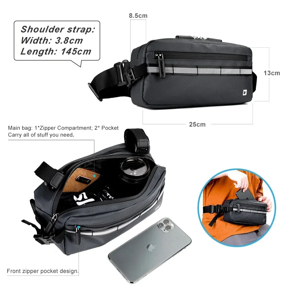 Bike Bag Bicycle Bag Bike Accessory Bike Storage Box Tools Storage Bag Rhinowalk Bicycle Handlebar Bag 3L Big Capacity Water-Repellent Multifunctional Shoulder/Waist/Frame Bag Storage Bike Cycling