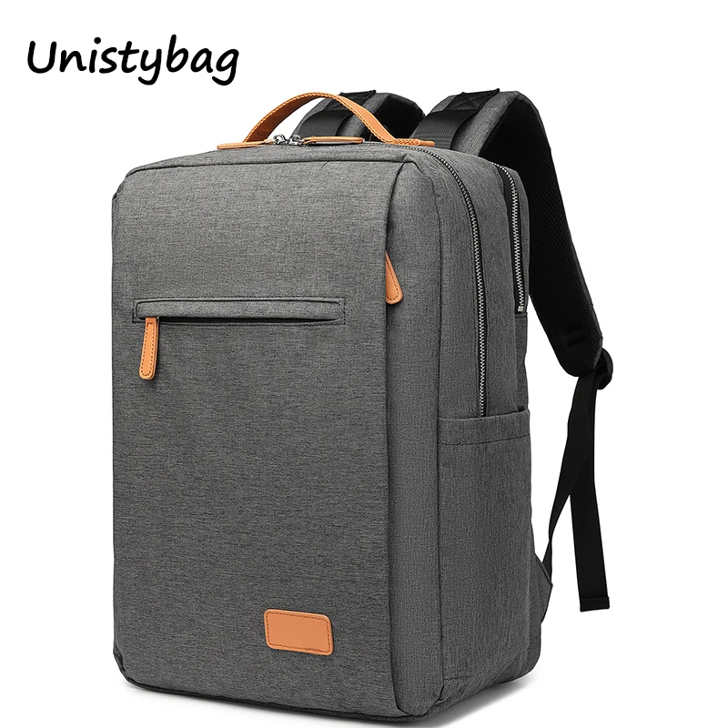 Рюкзак Unistybag для женщин, легкая сумка для ноутбука с USB-зарядкой, Повседневная дорожная сумка для самолета, вместительный портфель для ноутбука