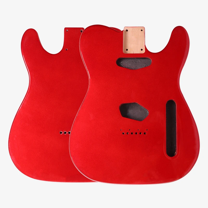 TL Guitar Body Alder Metal Red For Tele Style, Electric Guitar Replacement Building Kits and DIY