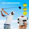 Golf Laser Rangefinder 500M 6x Telescope High-Precision Range Finder With Flag Lock Vibration Yards Slope Pin Distance Meter 1