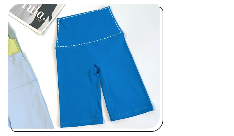 2-teilige Yoga-Shorts, Fitnessstudio, Sport-Sets, Damen-Fitness-Anzüge, Kreuz-Rücken-BH, Oberteil, hohe Taille, Shorts, Lauf-Workout-Kleidung, Trainingsanzug – Detail 6