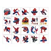 20Pcs/set Marvel Spider Man Tattoo Stickers Princess Cartoon Tattoo For Kids Birthday Gift Fake Children Body Art Tattoos Toys 4