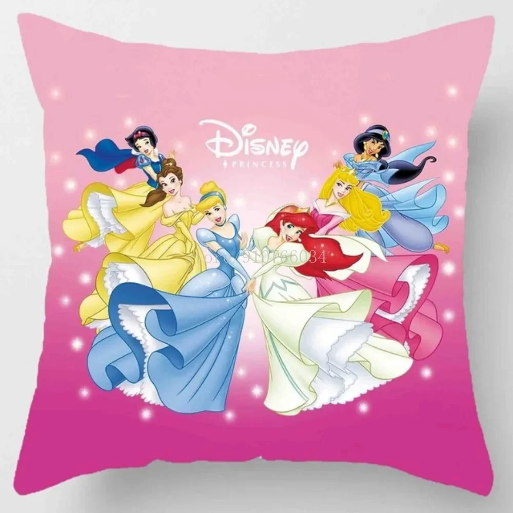 Princess Cinderella Bella Women Decorative/nap Pillow Cases Cushion Cover 1 Piece on Bed Sofa Children Birthday Gift 45x45cm cushion cover pillow case cover baby pillow cover