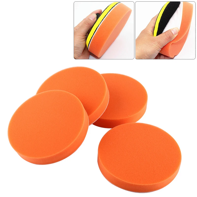 5Pcs/10Pcs Car Polishing Sponge Pad Auto Polisher Buffing Pads Beauty Polishing Tool For Clean Waxing Wash Maintenance