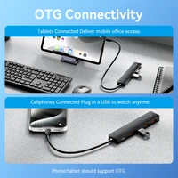 Vention USB 3.2 Gen2 HUB 5 портов Разветвитель 10 Гбит/с USB A Тип C Многопортовый адаптер для MacBook iPad Расширение ноутбука ПК Настольный компьютер — изображение 5
