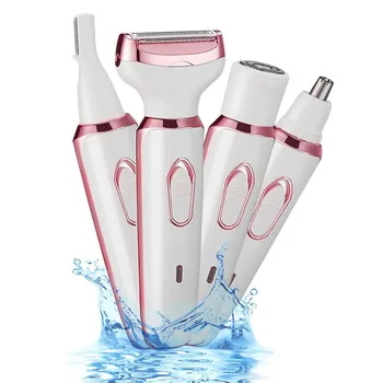 Rasoi elettrici da donna Rasoi sulla gamba Ascella, Epilatore Naso Rimozione peli del viso Corpo Bikini Sopracciglio Barba Baffi Trimmer da donna 1