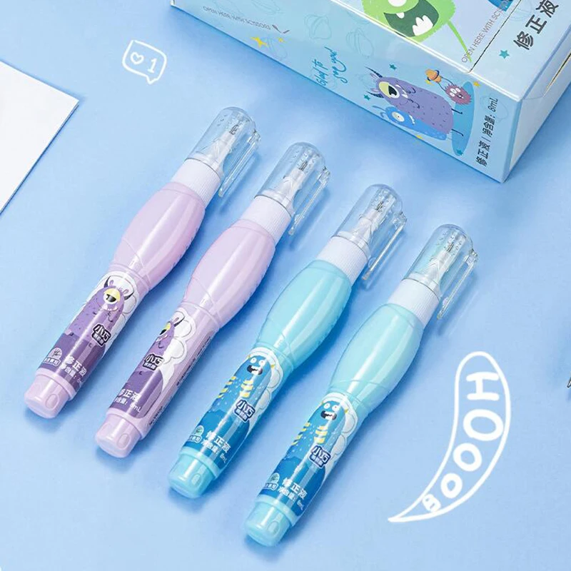 Correction Tape Belt Strap Fluid 1Pcs Pen 0.8MM 8ML Shape Correction Tape New Creative Design Corrector MULTI-PURPOSE Correction Pen School Supplies Stationery