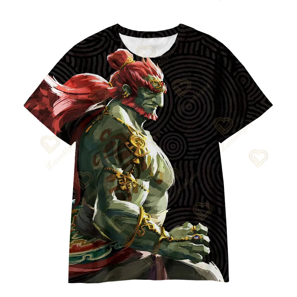 Magliette Principessa Icona Uomo Zelda 100% Non Cotone Abbigliamento Vintage Manica Corta Girocollo Tees Idea Regalo T-Shirt