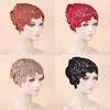 High Quality Lace Embroidery Turban Hat Headcover Floral Islamic Headwrap Headscarf Bonnet Summer Party Hijab Cap Women Headwear 1