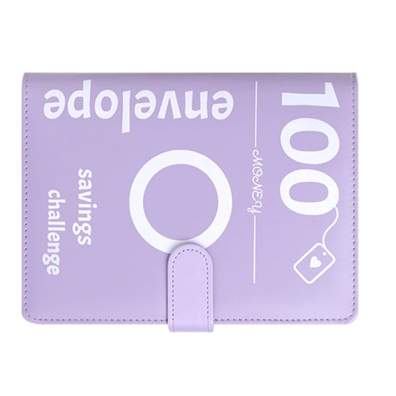 

Refillable Budget Binder with Cash Envelopes and 1-100 Numbered Stickers, Budget Planner Binder Journal for Saving Money
