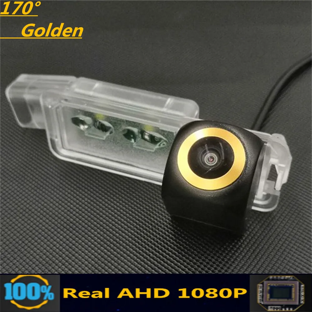 

170° AHD 1080P Golden Lens Reverse Car Vehicle Camera For SEAT Ibiza 6L MK3 2002~2008 Ibiza 6J MK4 2008~ 2015 RearView Monitor