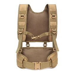 Enhanced Tactical Military Vest for Outdoor and Airsoft Activities (Sand)