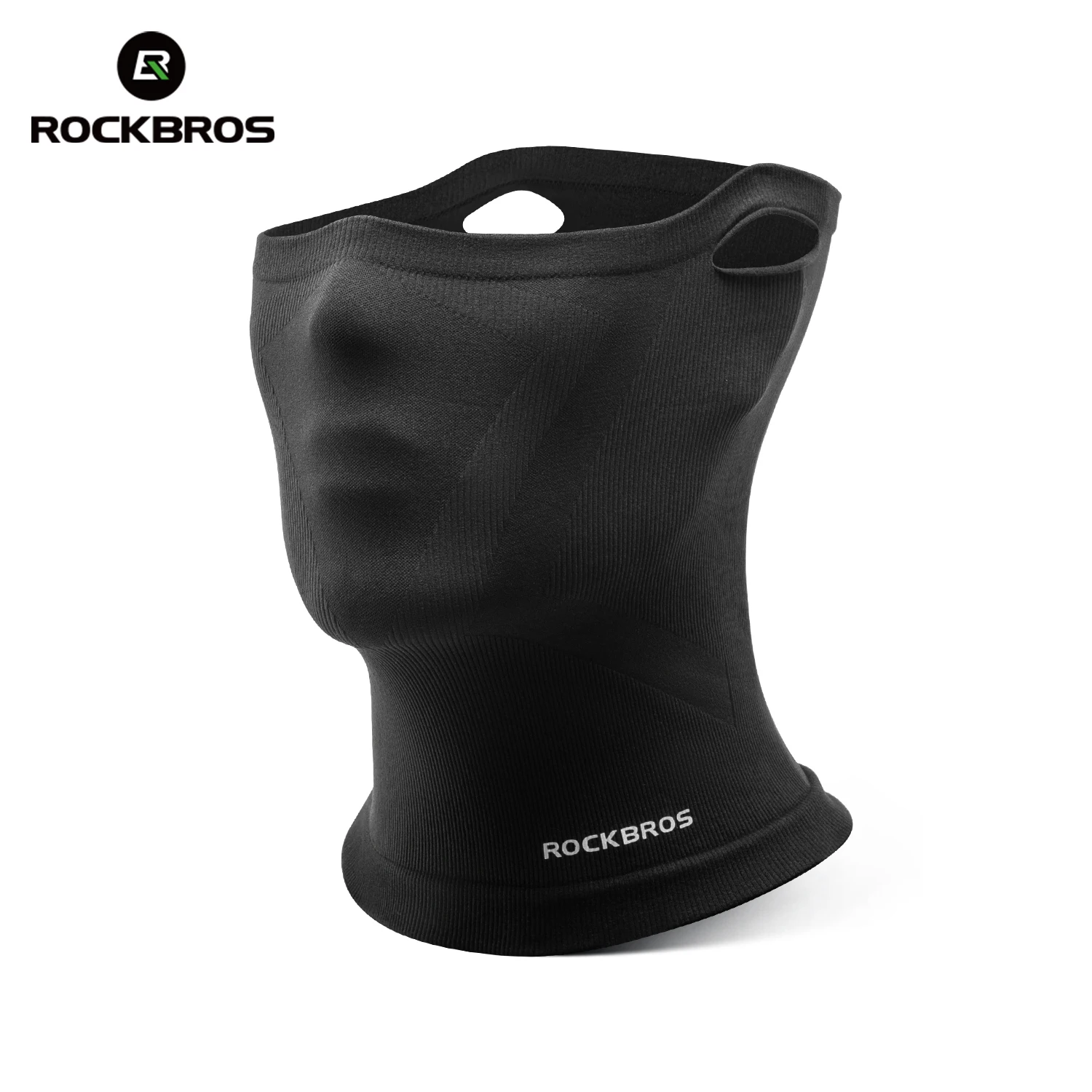 ROCKBROS Wärmer Fahrradmasken Bandana Gesichtsmaske Sturmhaube Outdoor Wandern Eisseidenmaske Bequemer nahtloser Schutzschal
