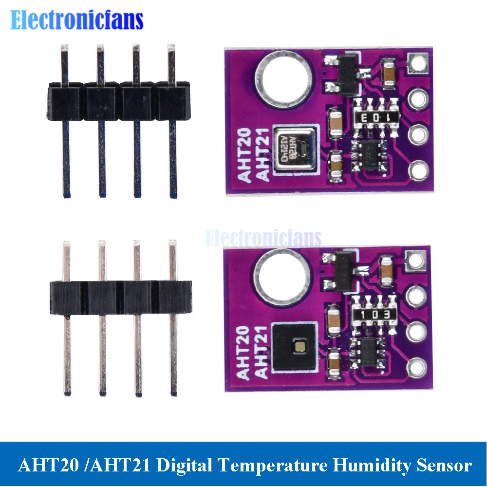 Aht20 Aht21 High Precision Digital Temperature Humidity Sensor I2c