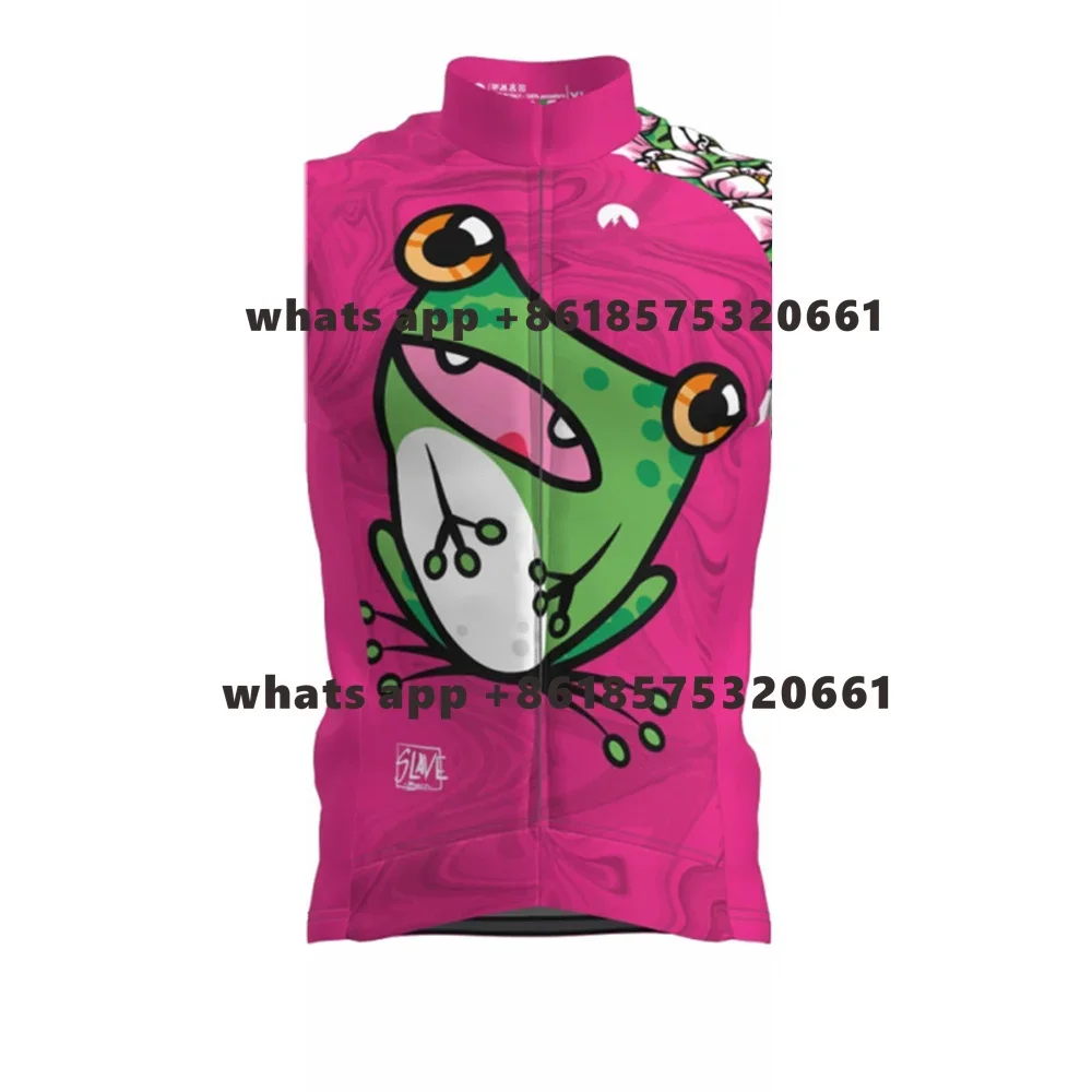 Slopline 남녀공용 사이클링 저지, 커플 방풍 조끼, 민소매 질렛, Mtb 자전거 의류, 윈드 재킷, Maillot Ciclismo