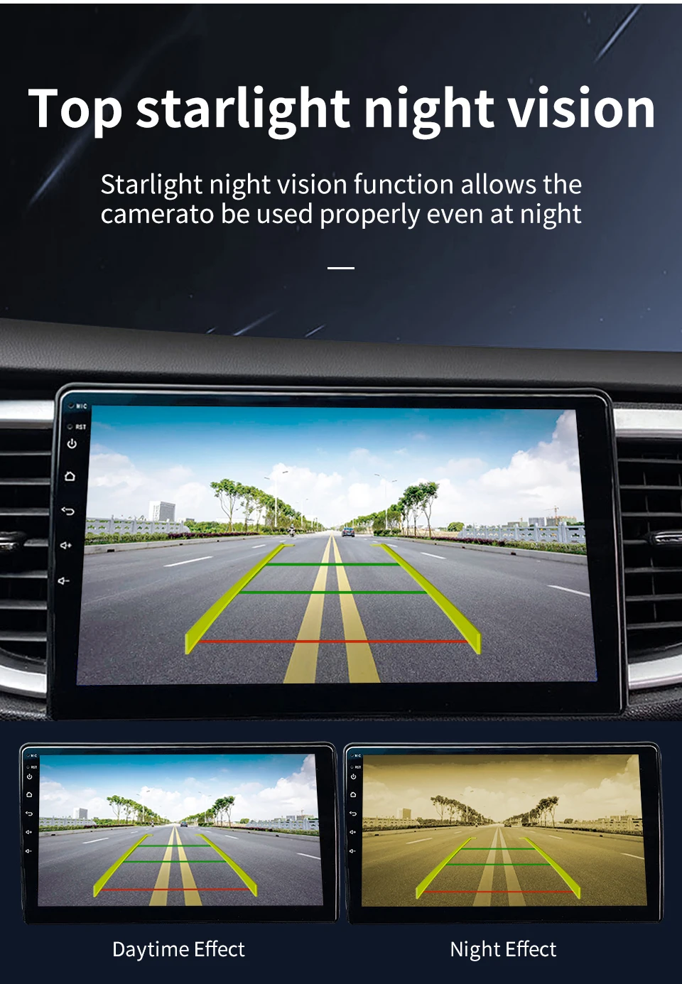 170 Grad AHD 1080P CVBS Auto-Rückfahrkamera für Mitsubishi Outlander Lancer Sportback I-MiEV 5D Schrägheck NTSC PAL – Detail 13