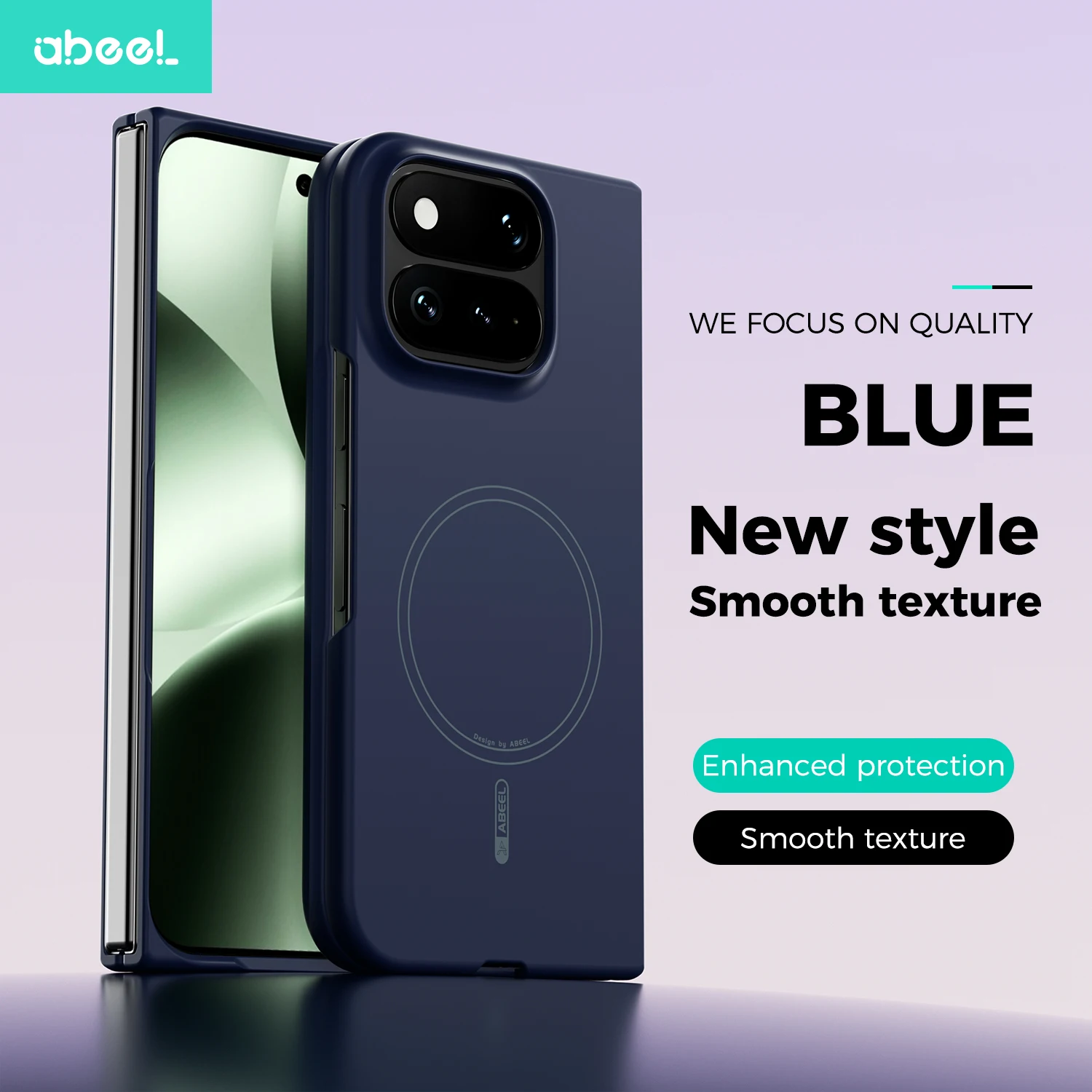 Magnetic Fashion Matte Folding Hard Back Cover