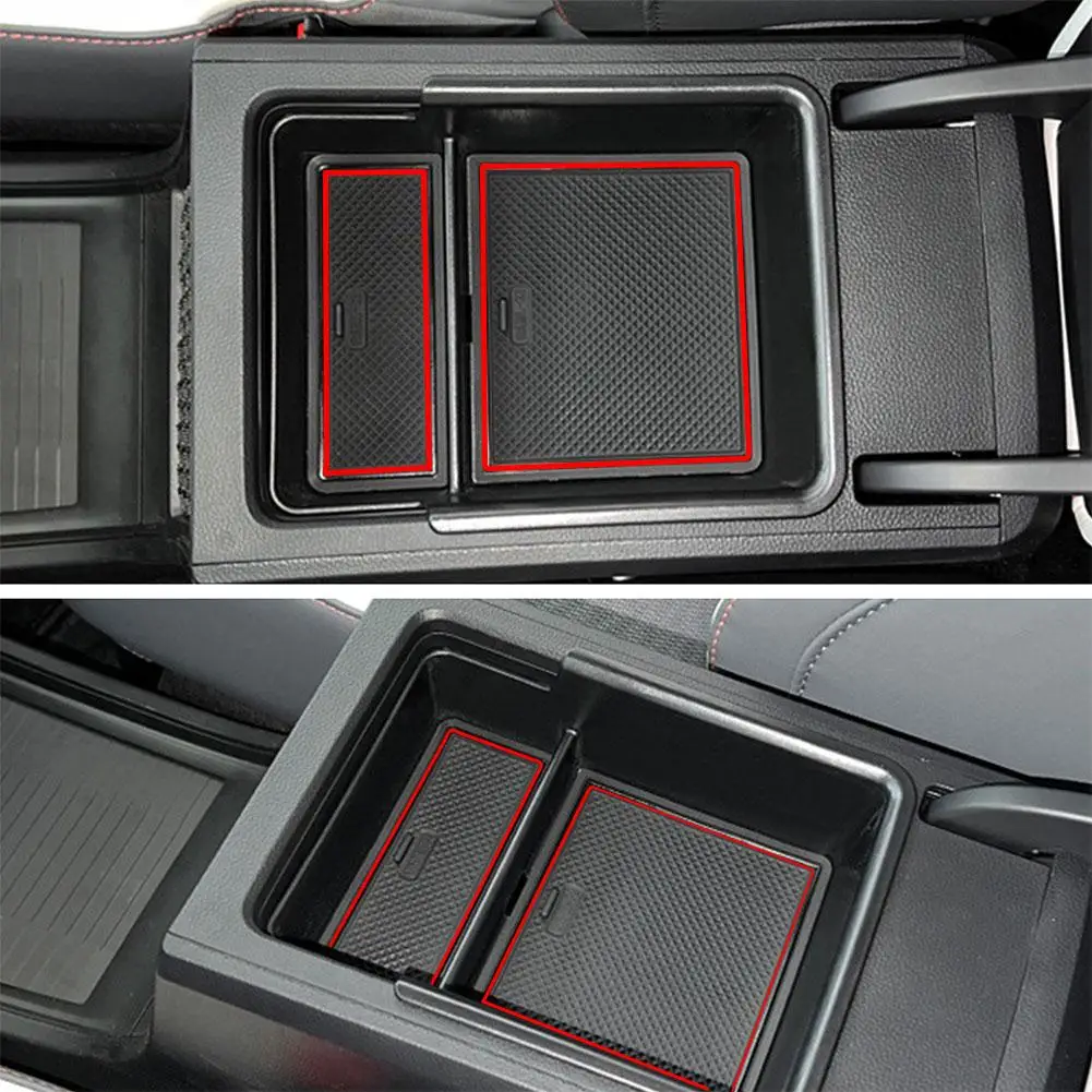 

Car Central Armrest Storage Box For MG 4 MG4 EV EH32 MuLan 2022 2023 2024 Center Console Organizer Containers Tray Accessor T6V3