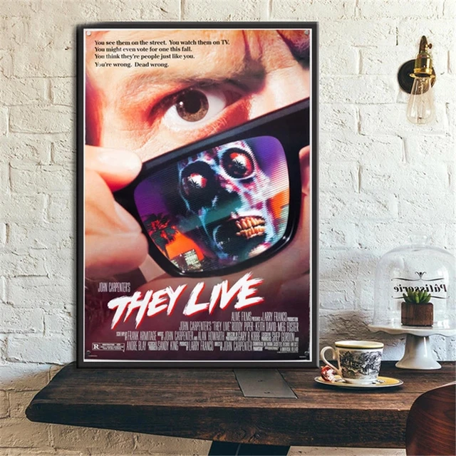 Original They Live Movie Poster - Vintage Movie Poster - John Carpenter