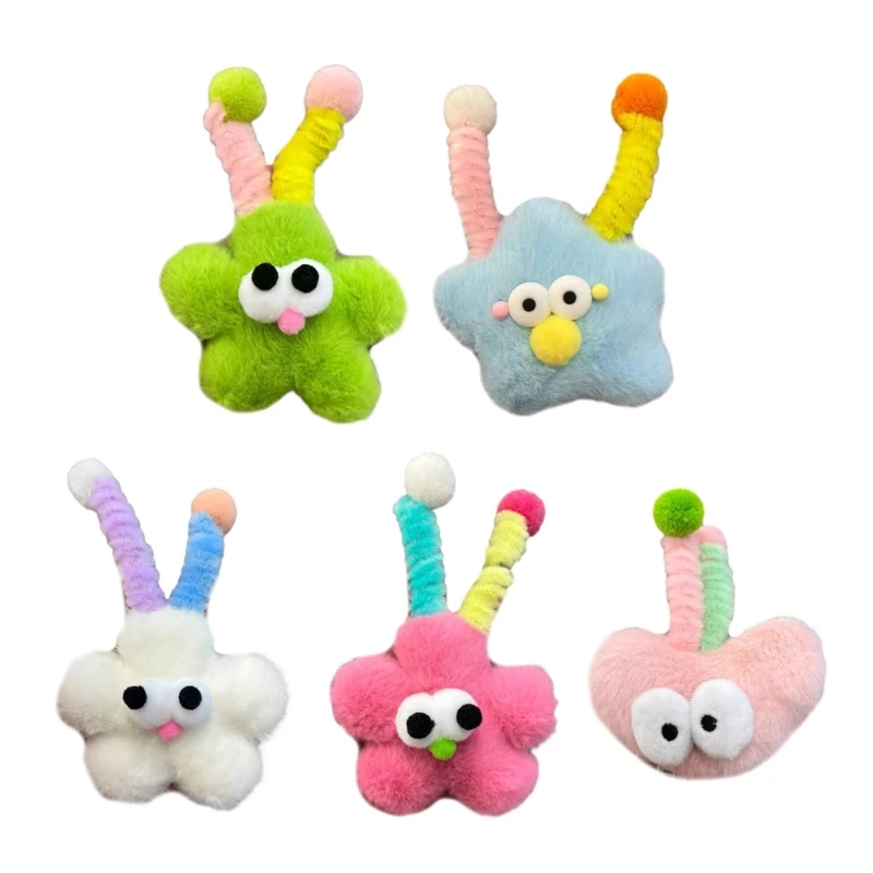 

2024 New Girls Hair Clip Funny Hairpin Y2K Adorkable Headdress Hair Accessories Star Cartoon Hair Clip Hairpin