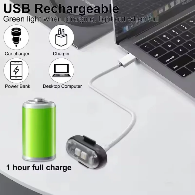 Wireless Strobe Light with Remote Control 8 Colors USB Charing Waterproof Anti-Collision Emergency Warning Position Signal Light