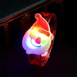 Montre bracelet lumineuse pour garçons, jouets de noël, poignet, danse à la main, dîner, dessin animé créatif, 3 pièces 