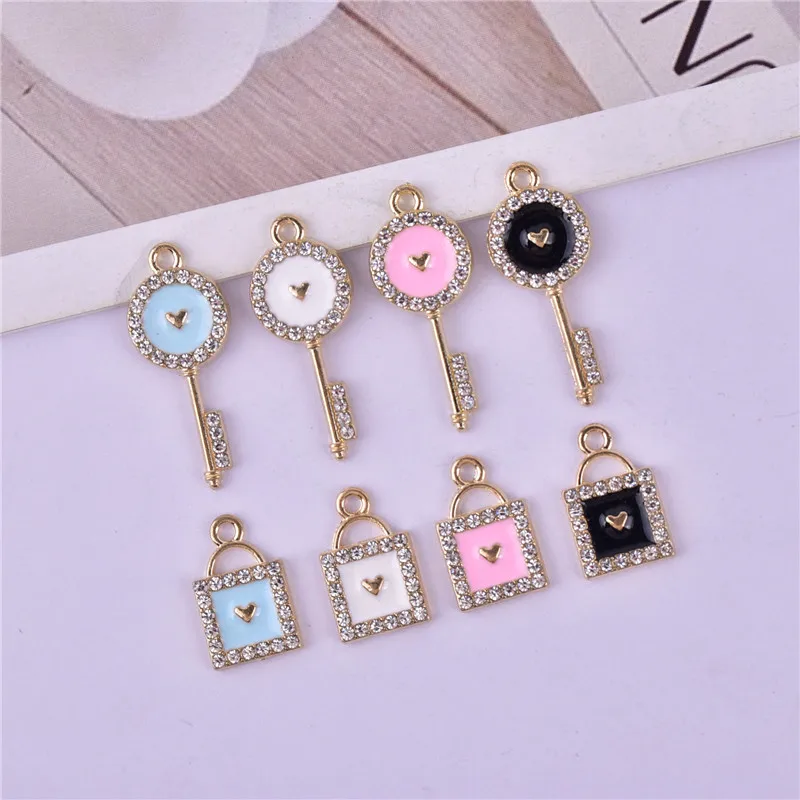 

10 шт., металлические подвески в форме сердца для изготовления ювелирных изделий