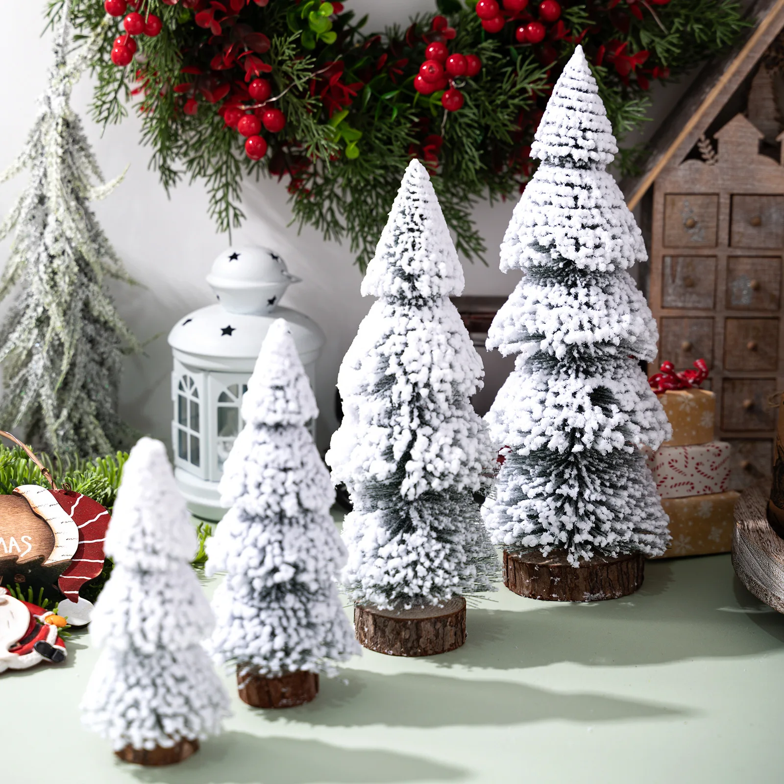 Christmas Decoration Supplies Cedar Mini Christmas Tree Desktop Ornament Small Cedar Tree Christmas Tree 2026 New Year Presents
