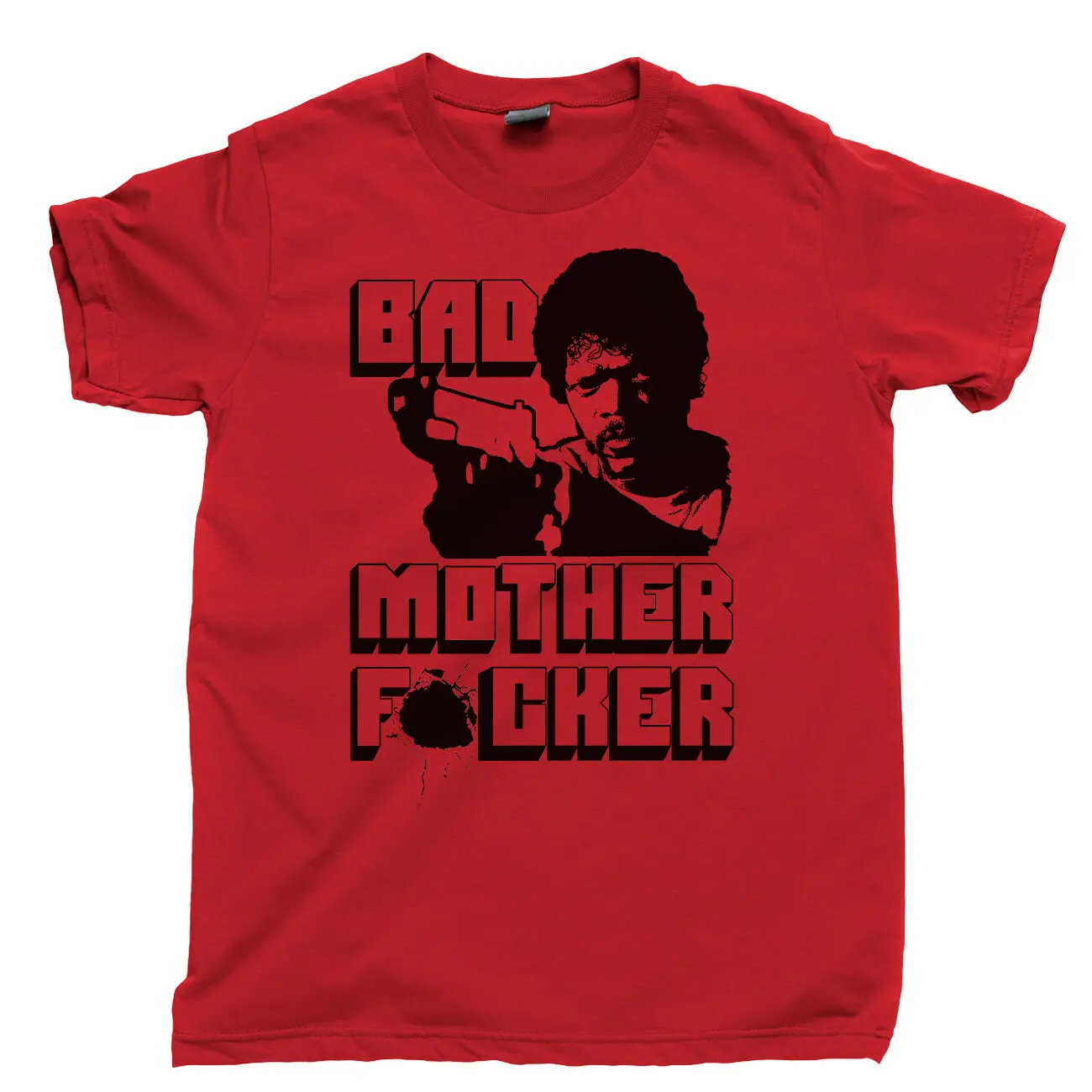 Bad Mofo T Shirt Pulp Fiction Quintino Tarantino Sam L Jackson Blu Ray Dvd Tee Maniche Lunghe O Corte