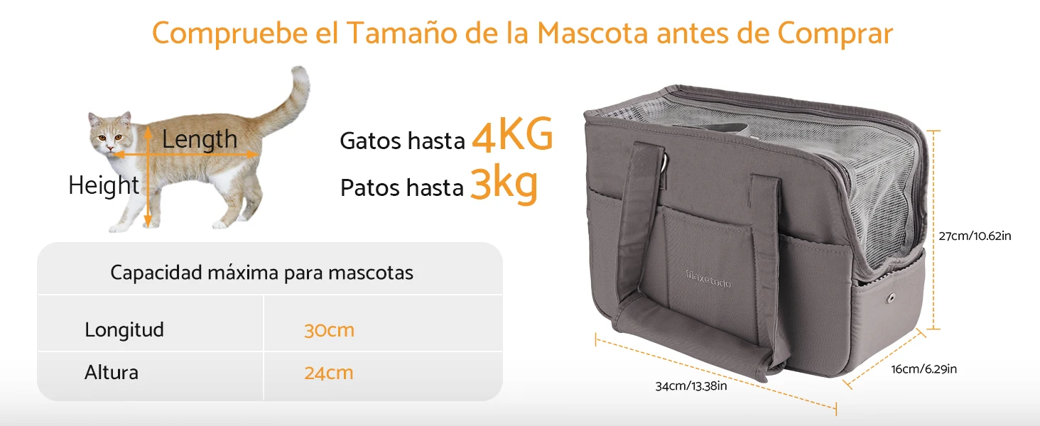 Transportín Perro Gato