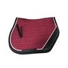 Horse Saddle Pads Full Cotton Cloth Lining Jumping Saddle Pad Blue Saddle Cushion Decorate Cord верховая езда 2